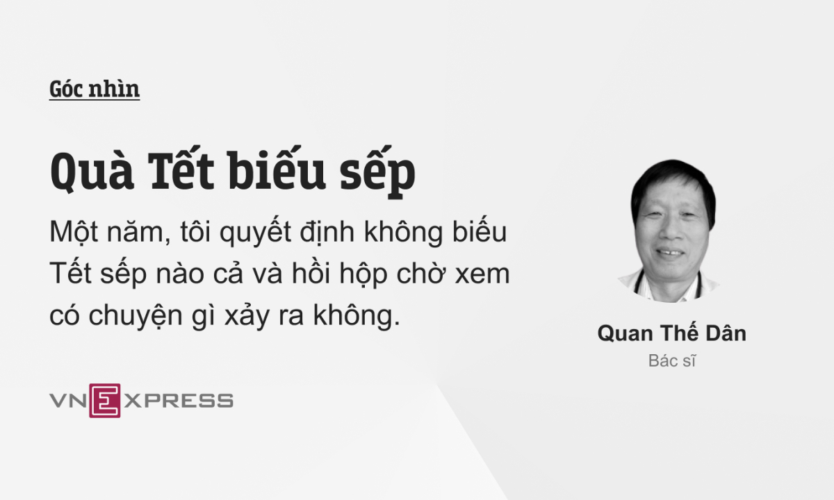 Quà Tết biếu sếp