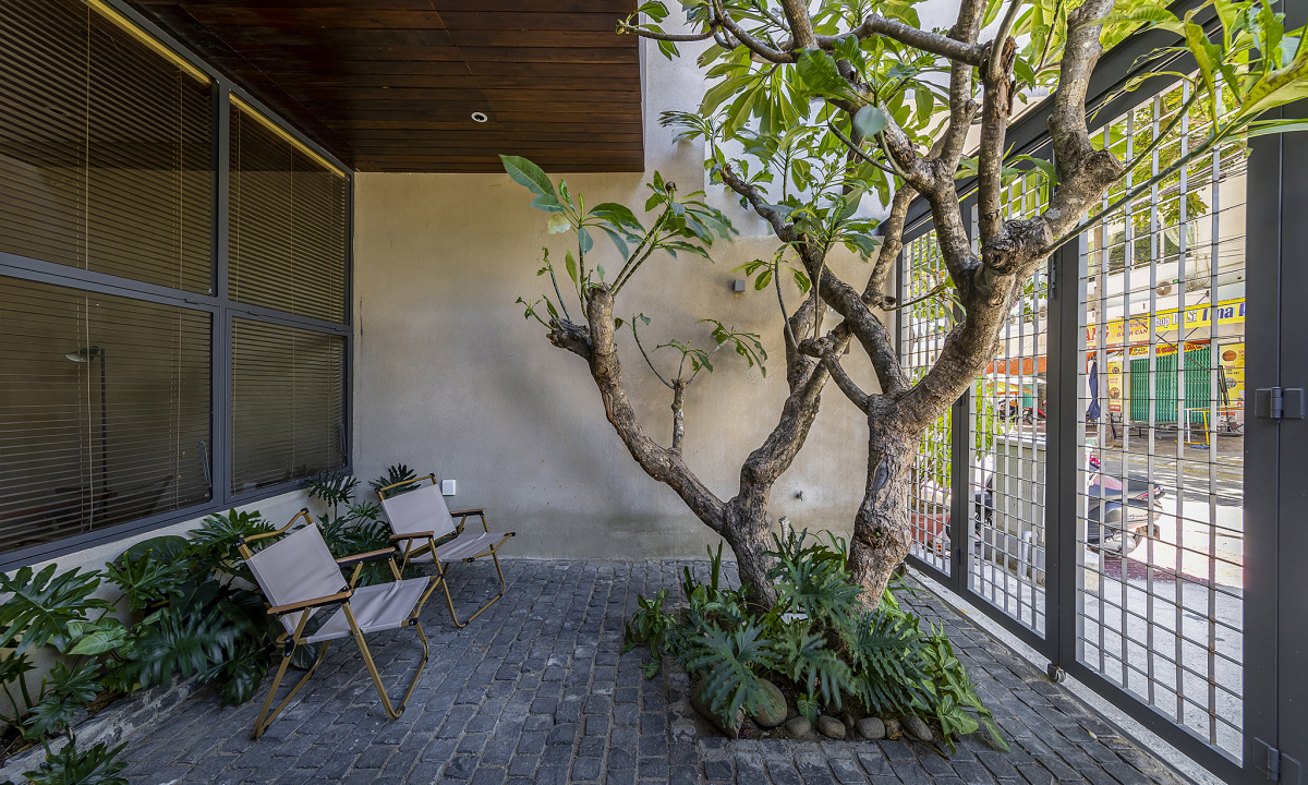 Gallery - Nhà phố 93 m2 kết hợp không gian ở, văn phòng làm việc - VnExpress