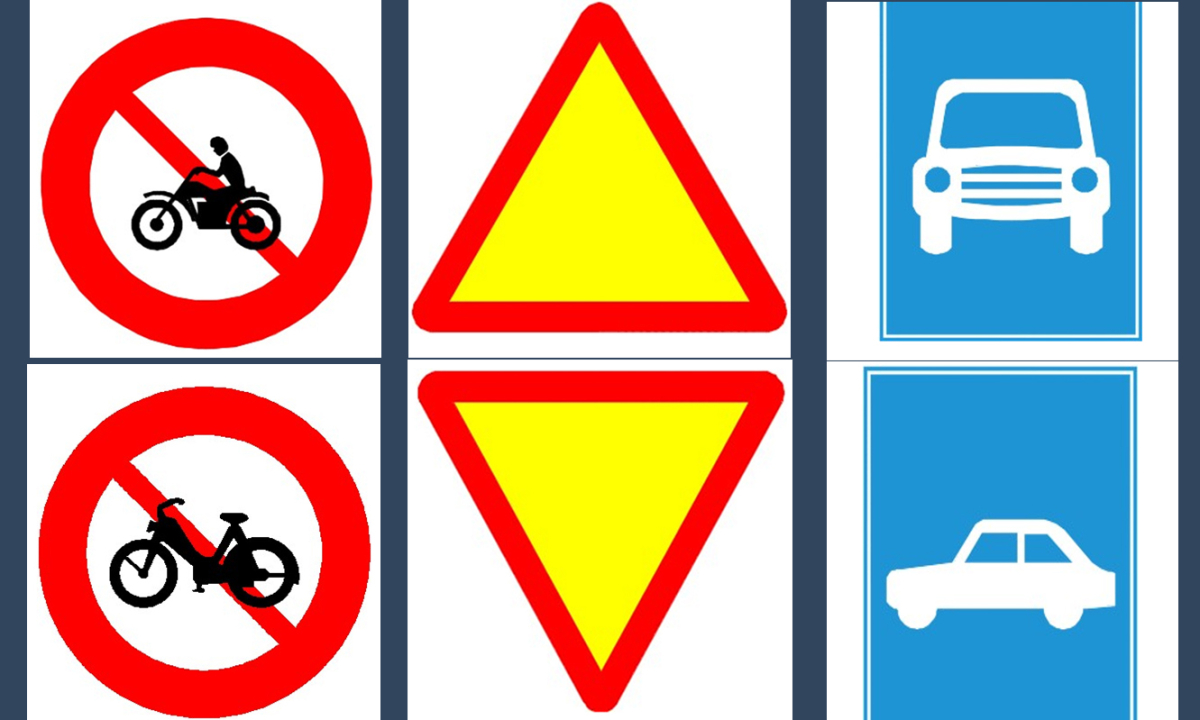 Gallery - Những cặp biển báo dễ gây nhầm lẫn - VnExpress