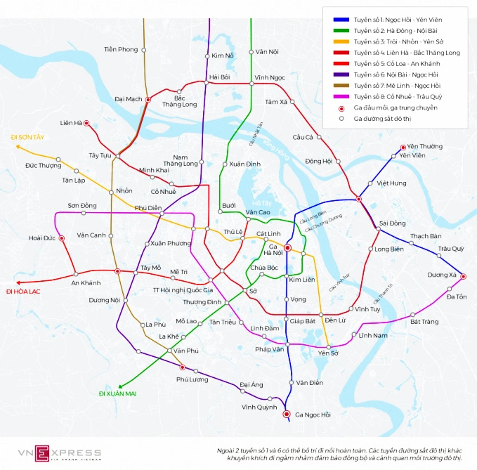 View - Lo ngại vênh công nghệ, khó kết nối giữa các tuyến metro - VnExpress