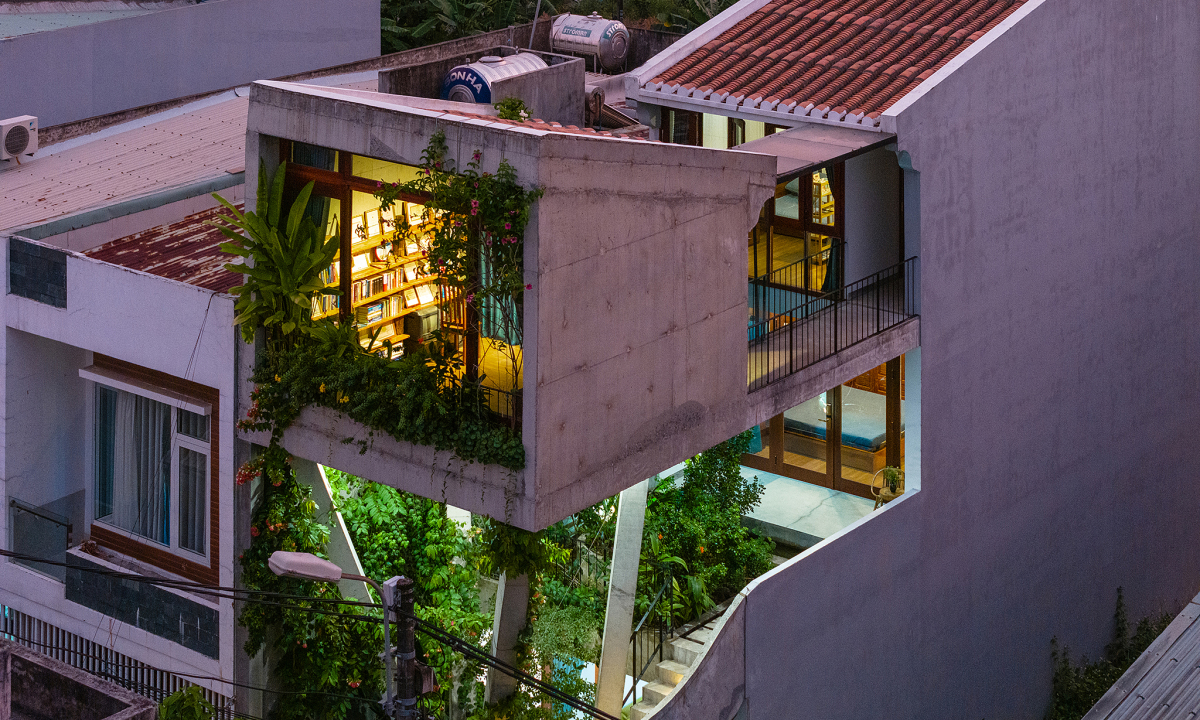 Gallery - Nhà phố 64 m2 như tổ chim rợp bóng cây - Báo VnExpress