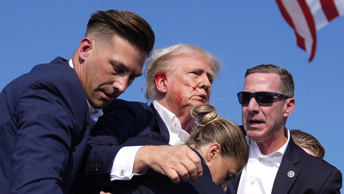 Những khoảnh khắc sinh tử trong vụ ông Trump bị ám sát hụt ...