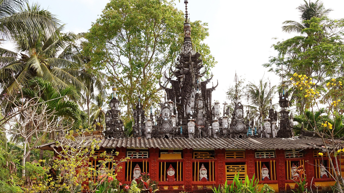 Gallery - Nhà nghìn tháp, phù điêu của cụ ông Khmer - Báo VnExpress Du lịch