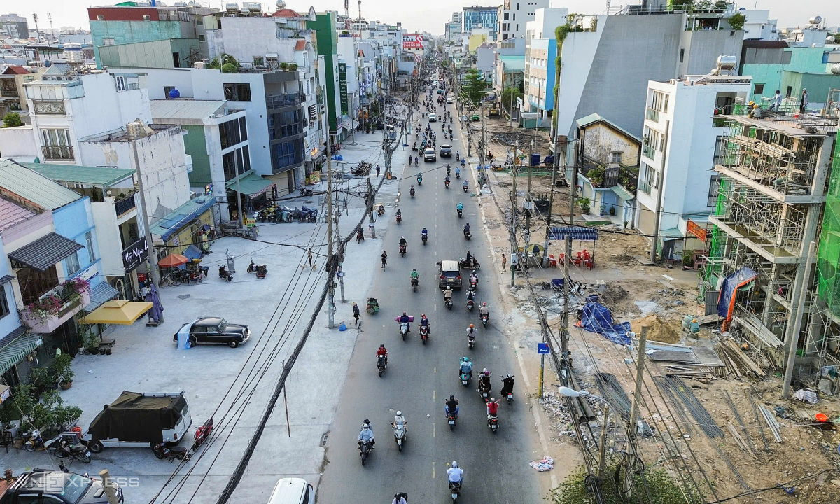 Hiện trạng mặt bằng metro Bến Thành - Tham Lương trước khởi công - Báo VnExpress
