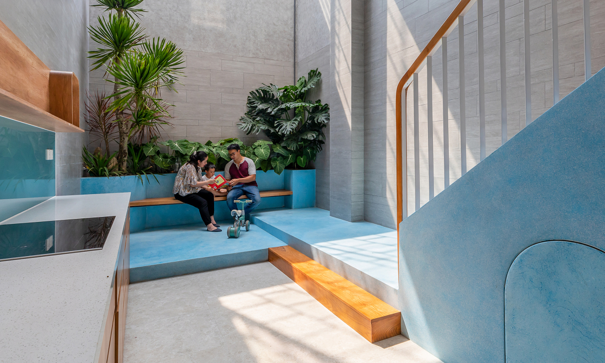 Gallery - Nhà ống 88 m2 thiết kế đủ chỗ vui chơi cho trẻ - Báo VnExpress