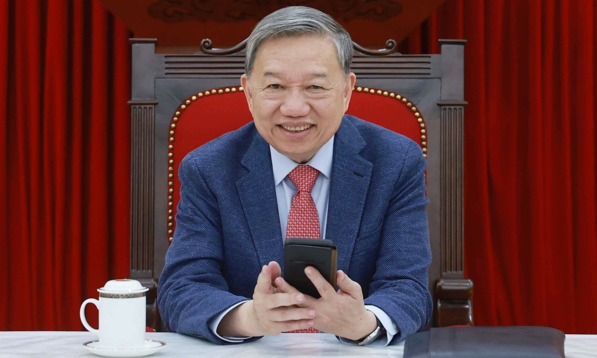 Tổng Bí thư Tô Lâm điện đàm với Tổng thống Mỹ Trump