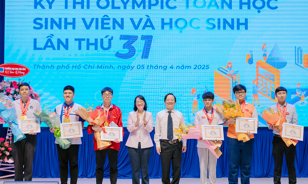 olympic toán sinh viên 2025 kết quả