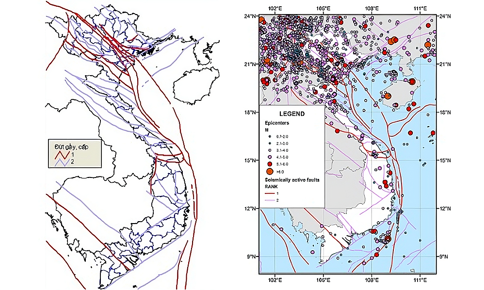 Nhiều đứt gãy ở Việt Nam có thể "thức giấc"