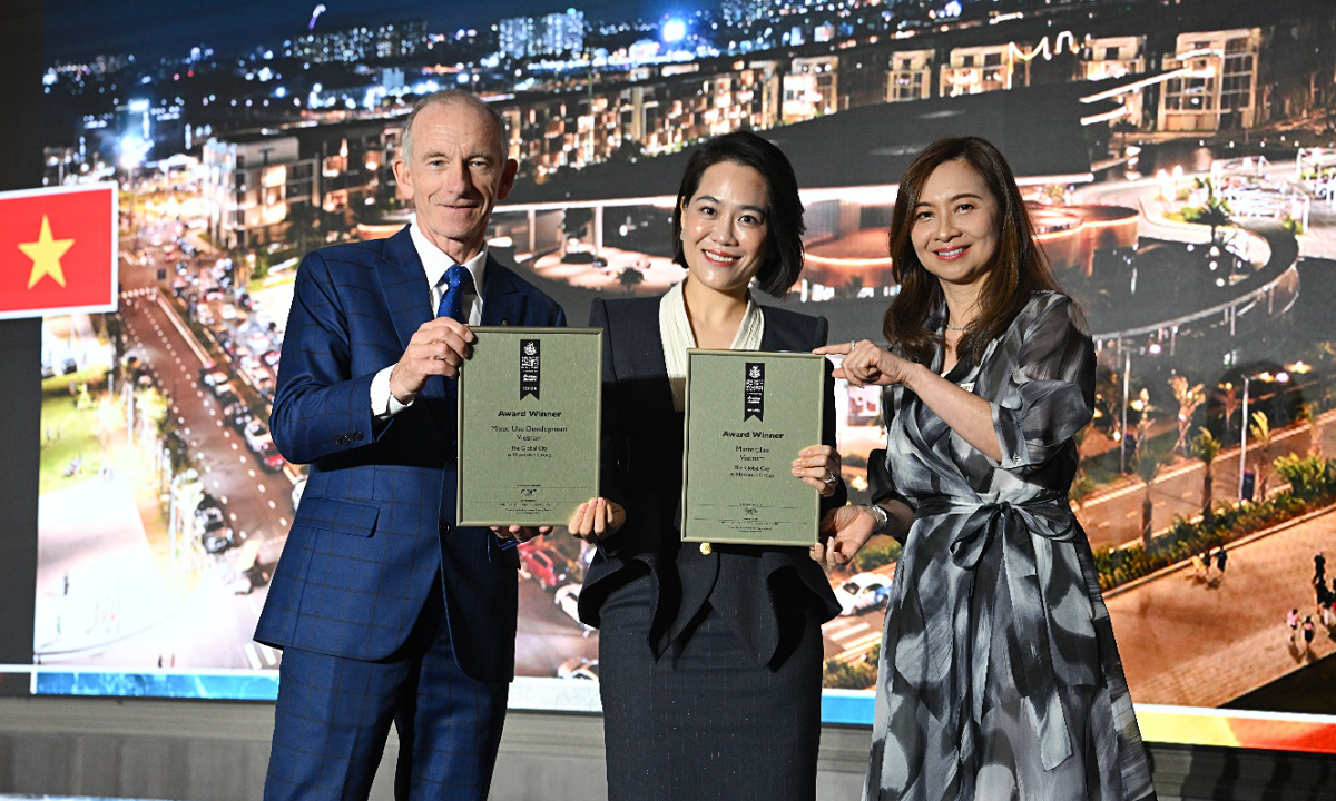 Masterise Homes nhận hai giải thưởng quốc tế về quy hoạch đô thị