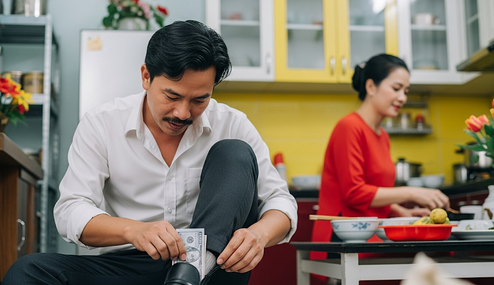 Vợ xấu hổ khi phát hiện chồng có 500 triệu đồng quỹ đen Vợ xấu hổ khi phát hiện chồng có 500 triệu đồng quỹ đen