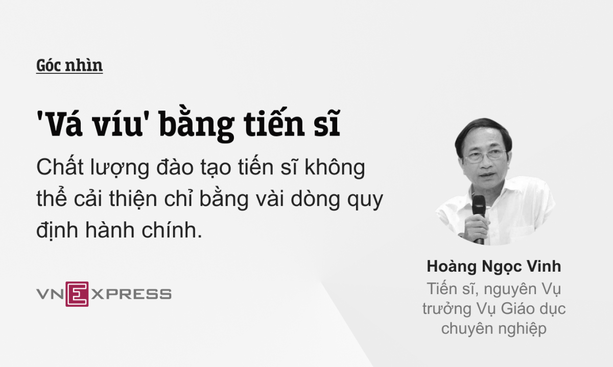 ‘Vá víu’ bằng tiến sĩ ‘Vá víu’ bằng tiến sĩ
