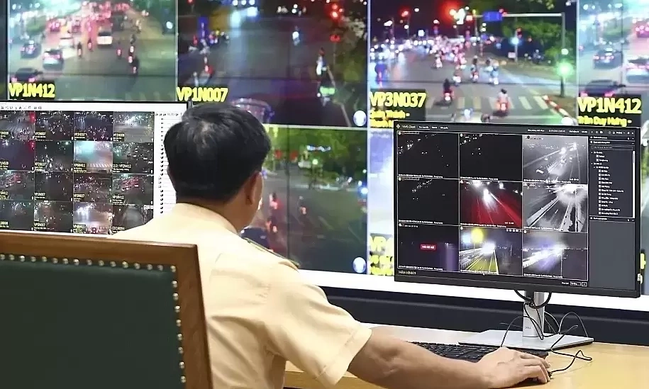 Quy trình xử lý vi phạm giao thông từ camera AI