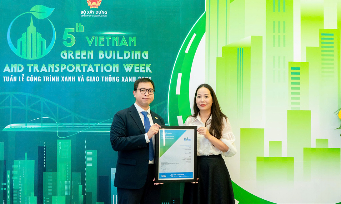 Khu căn hộ Galia Hanoi đạt chuẩn công trình xanh EDGE