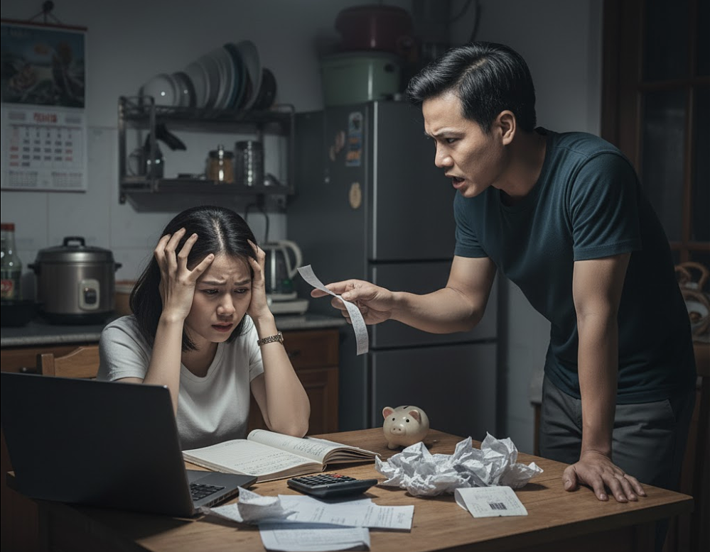 Chồng đưa 20 triệu nhưng yêu cầu tôi mua gì cũng điền bảng Excel