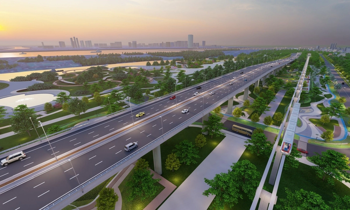 Tổng vốn đầu tư đại lộ cảnh quan sông Hồng khoảng 338.000 tỷ đồng