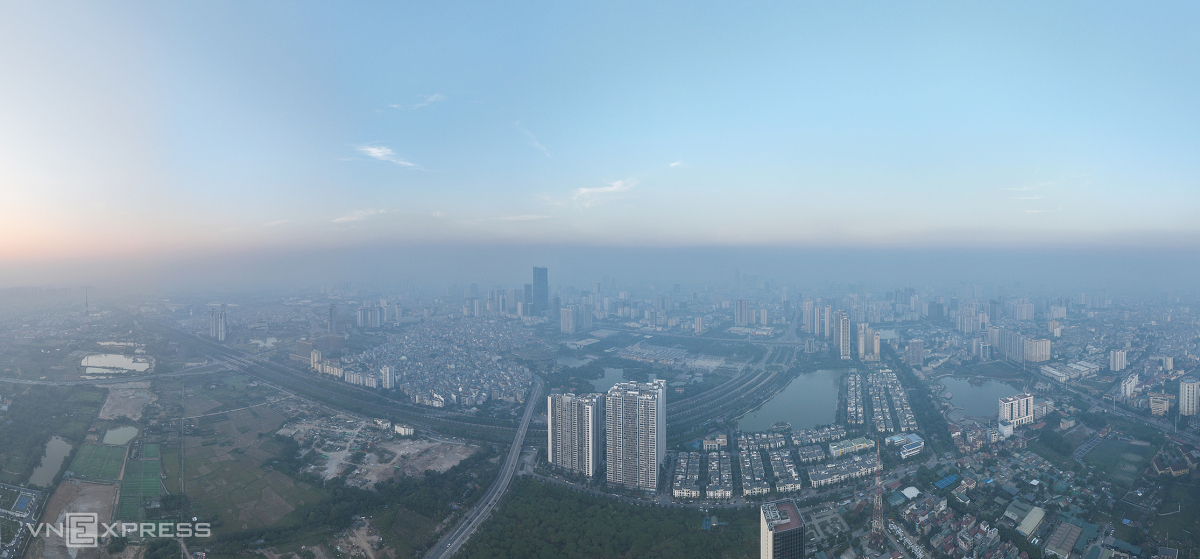 Gallery - Hà Nội ô nhiễm không khí từ sáng đến đêm - Báo VnExpress