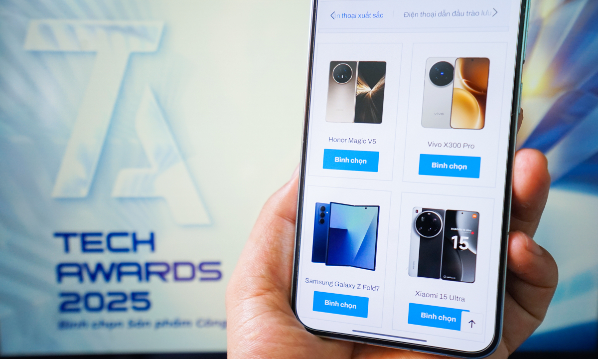 Hơn 2.000 lượt bình chọn Chung kết Tech Awards 2025 ngày đầu