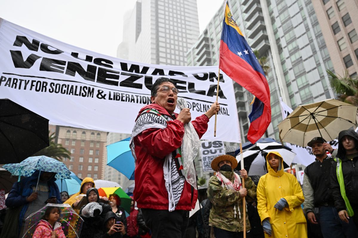 Gallery - Biểu tình khắp nước Mỹ phản đối vụ bắt Tổng thống Venezuela - Báo VnExpress