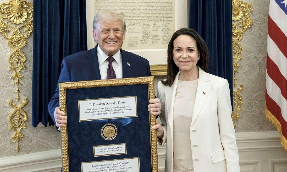 Tranh cãi việc ông Trump được tặng huy chương Nobel Hòa bình - Báo VnExpress