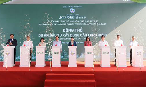 Cầu Long Hưng khởi công, thêm trục kết nối TP HCM cho Aqua City