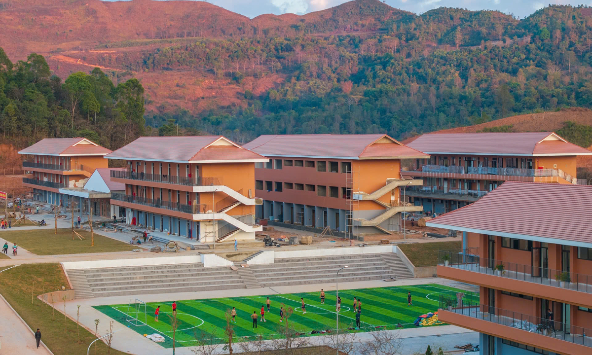 Gallery - Trường nội trú 220 tỷ đồng ở biên giới Việt - Lào - Báo VnExpress