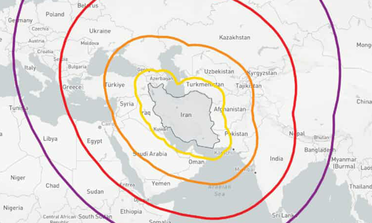 Loạt tên lửa đạn đạo 'có thể đe dọa căn cứ Mỹ và châu Âu' của Iran