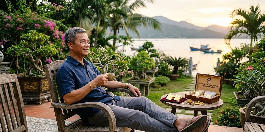'Về hưu sớm nhờ tháng nào cũng mua vàng từ 22 năm trước'