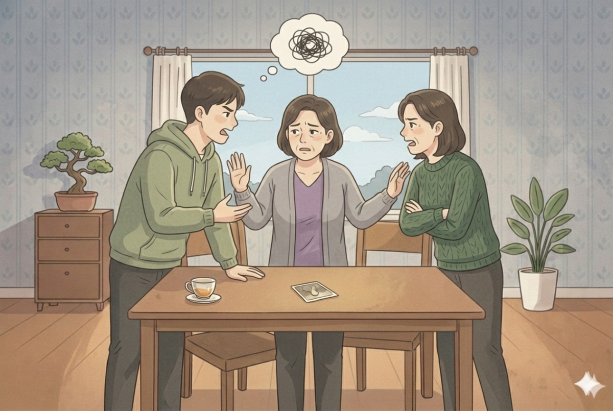 Chị gái bảo tôi 'im đi' khi con chị hỗn với tôi