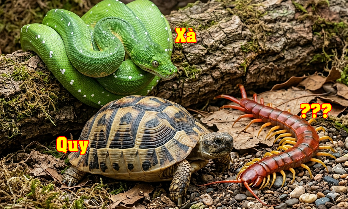 Rắn là xà, rùa là quy, vậy rết gọi là gì?