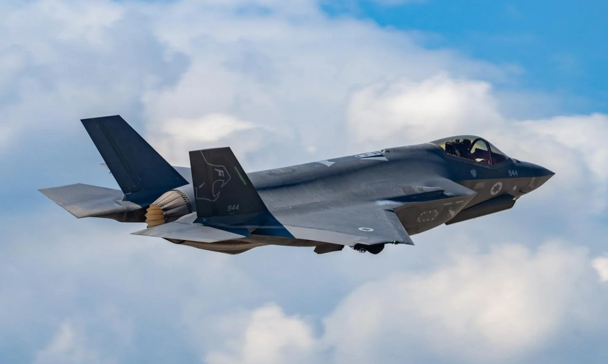 Israel tuyên bố triển khai F-35 bắn hạ chiến đấu cơ Iran