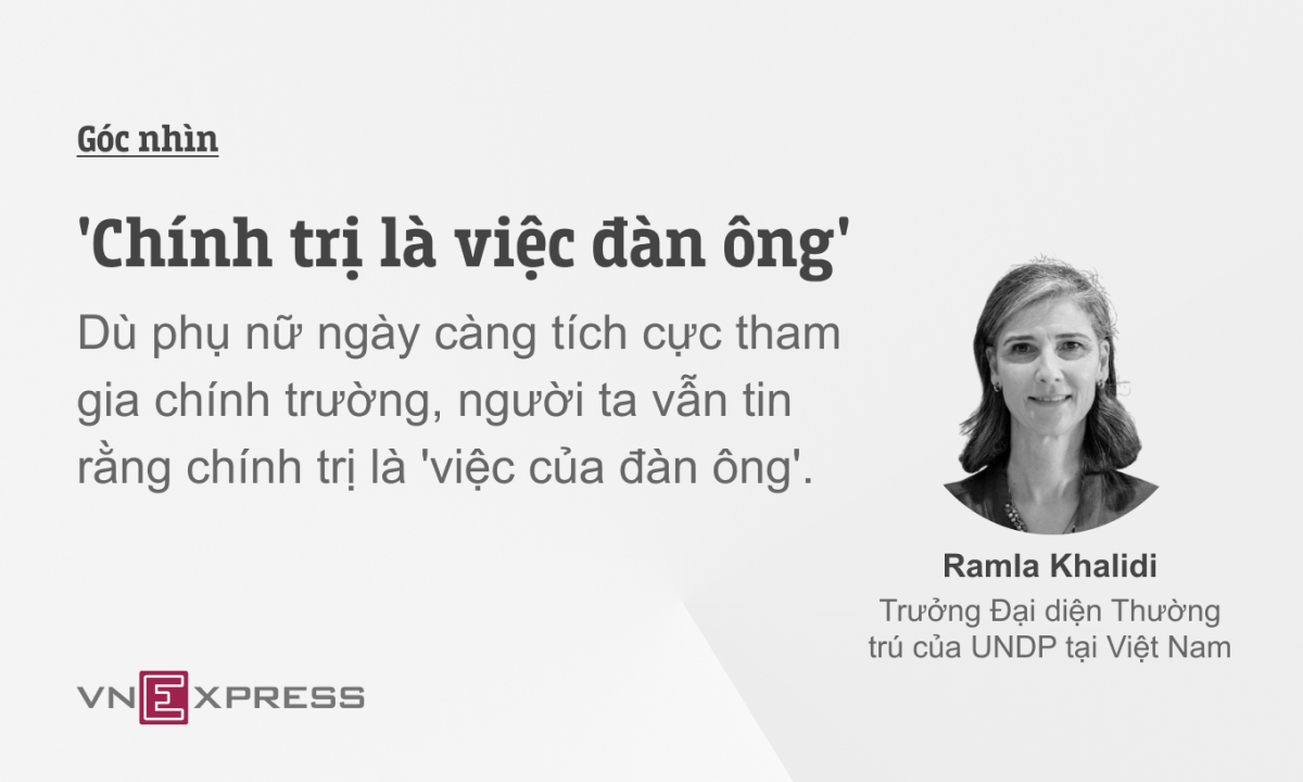 'Chính trị là việc đàn ông'