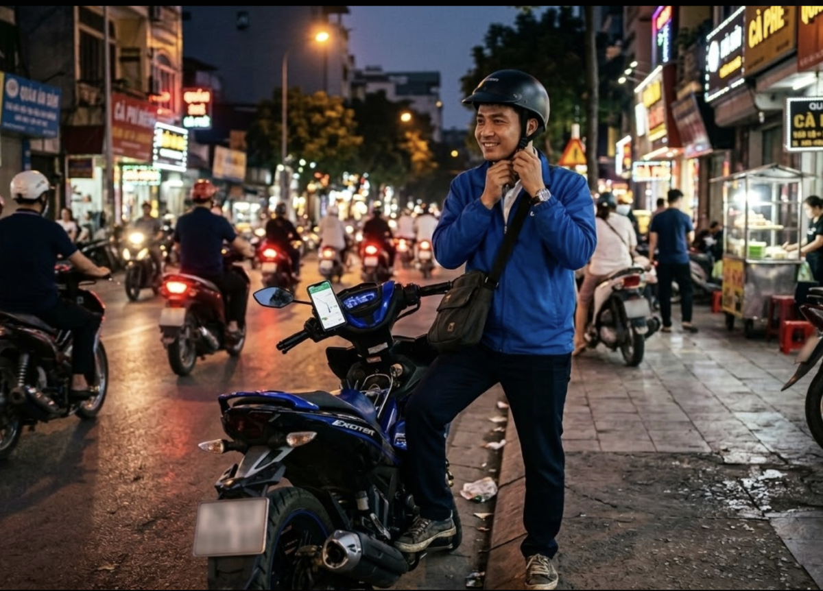 Tôi gấp đôi thu nhập 'nhờ' chạy xe ôm công nghệ kiếm mỗi tối