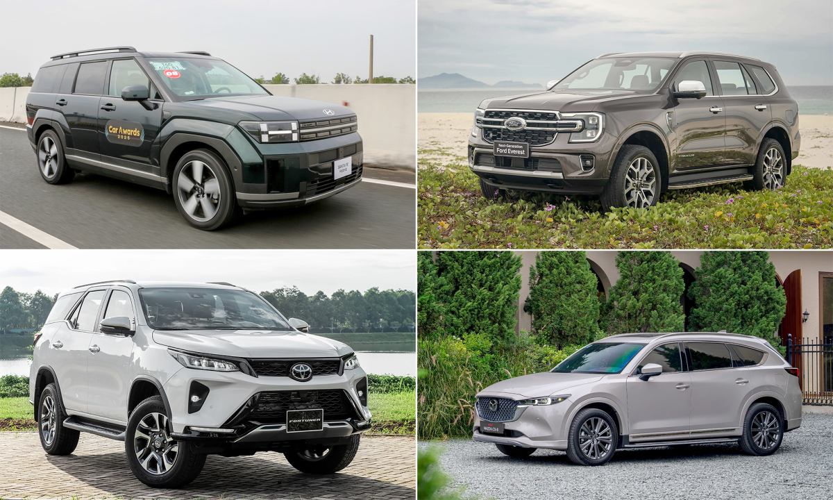 Xe gầm cao cỡ D tháng 2: sụt giảm đồng loạt