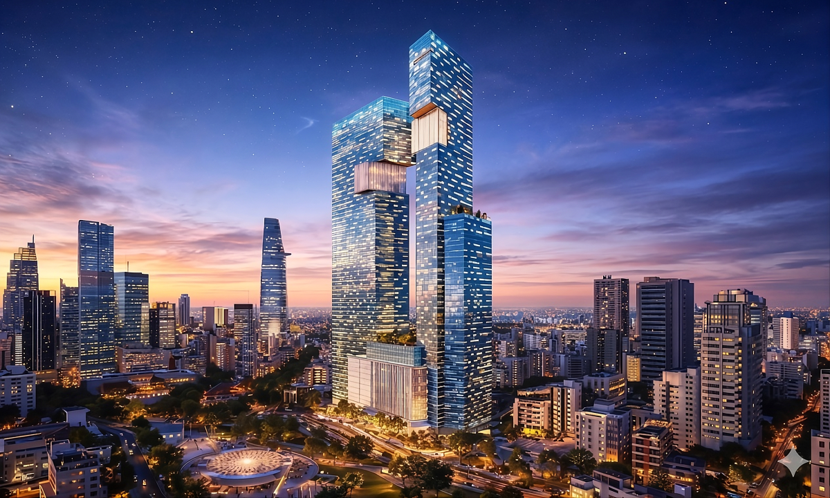 Khởi công tổ hợp tháp đôi tại 'đất vàng' trung tâm TP HCM