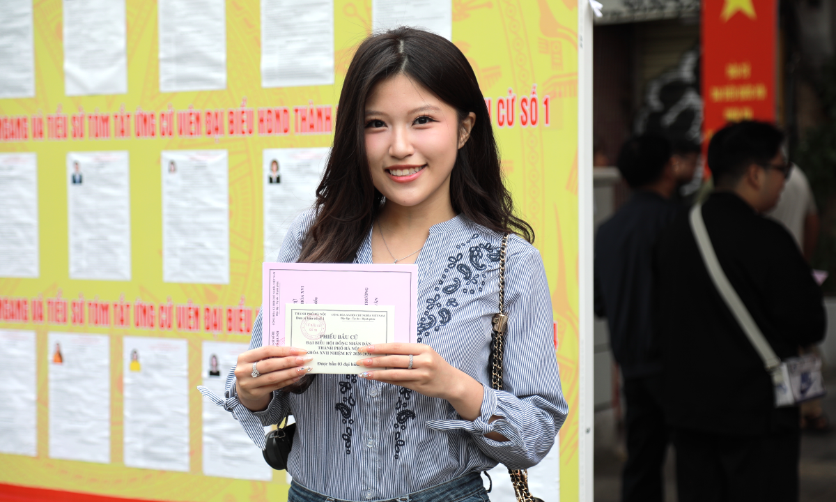 Cảm xúc của cử tri trẻ trong lần đầu đi bầu cử