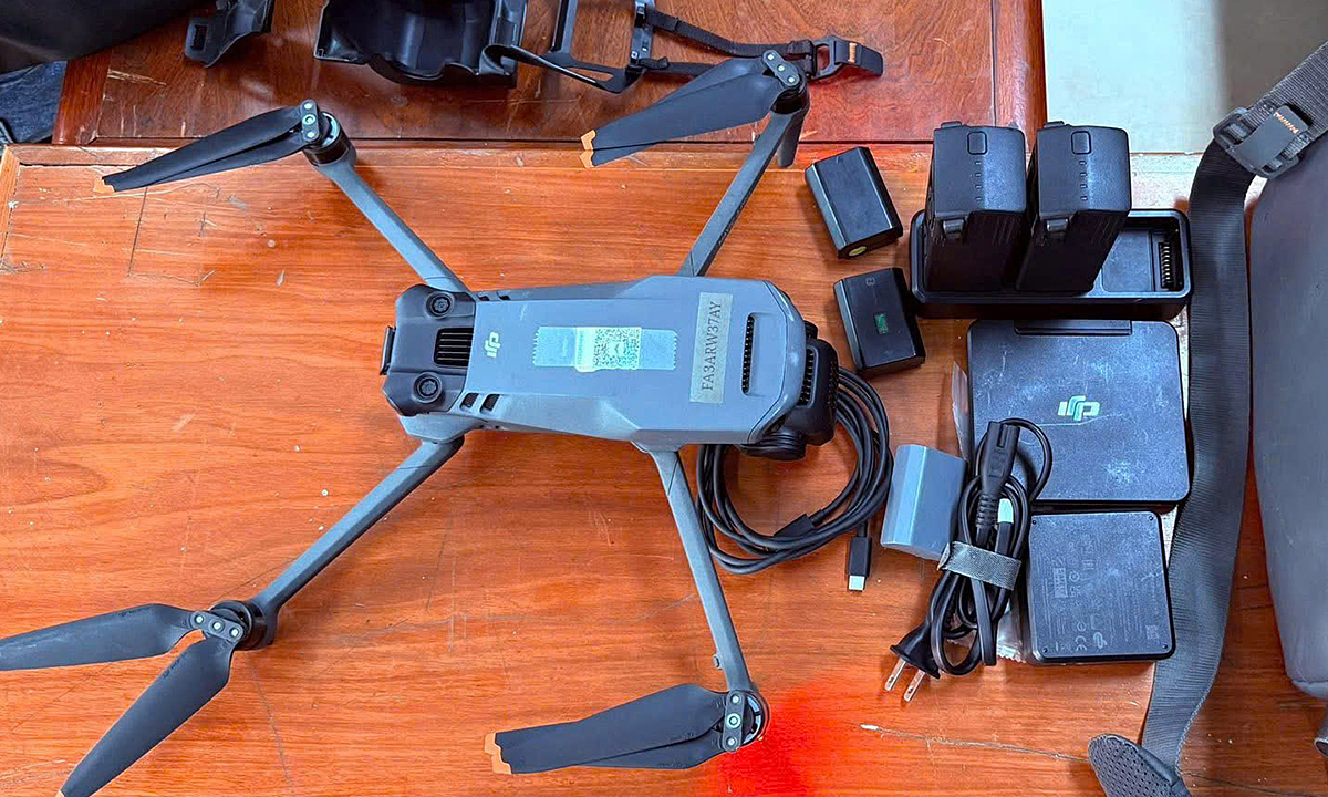 Nam du khách Trung Quốc bay flycam trái phép ở Đà Nẵng