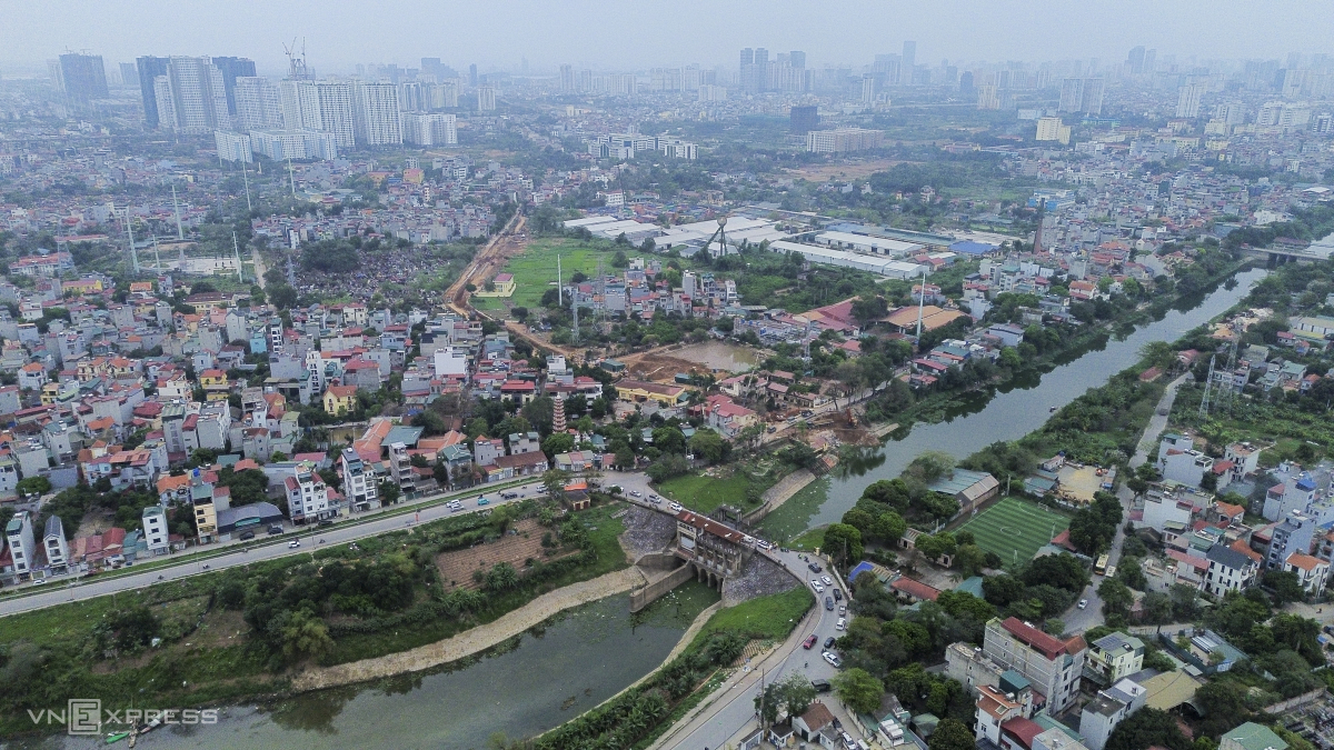 Kênh hơn 900 tỷ đồng đưa nước từ sông Hồng về Tô Lịch