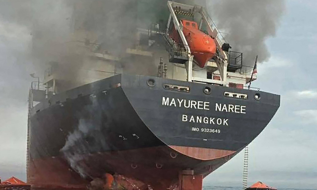 Iran đồng ý hỗ trợ Thái Lan giải cứu thuyền viên kẹt trên tàu hàng trúng tập kích