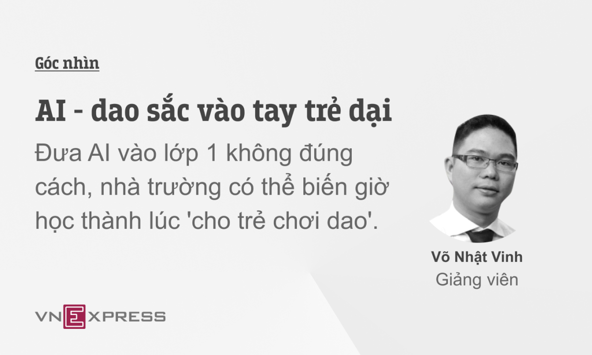 AI - dao sắc vào tay trẻ dại
