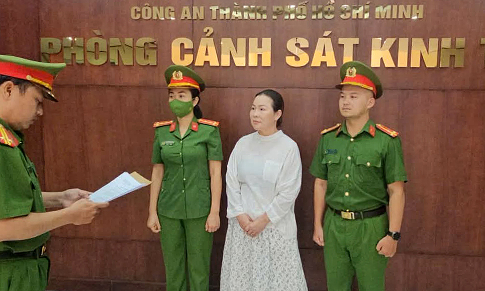 Bà Nguyễn Ngọc Tiền bị bắt