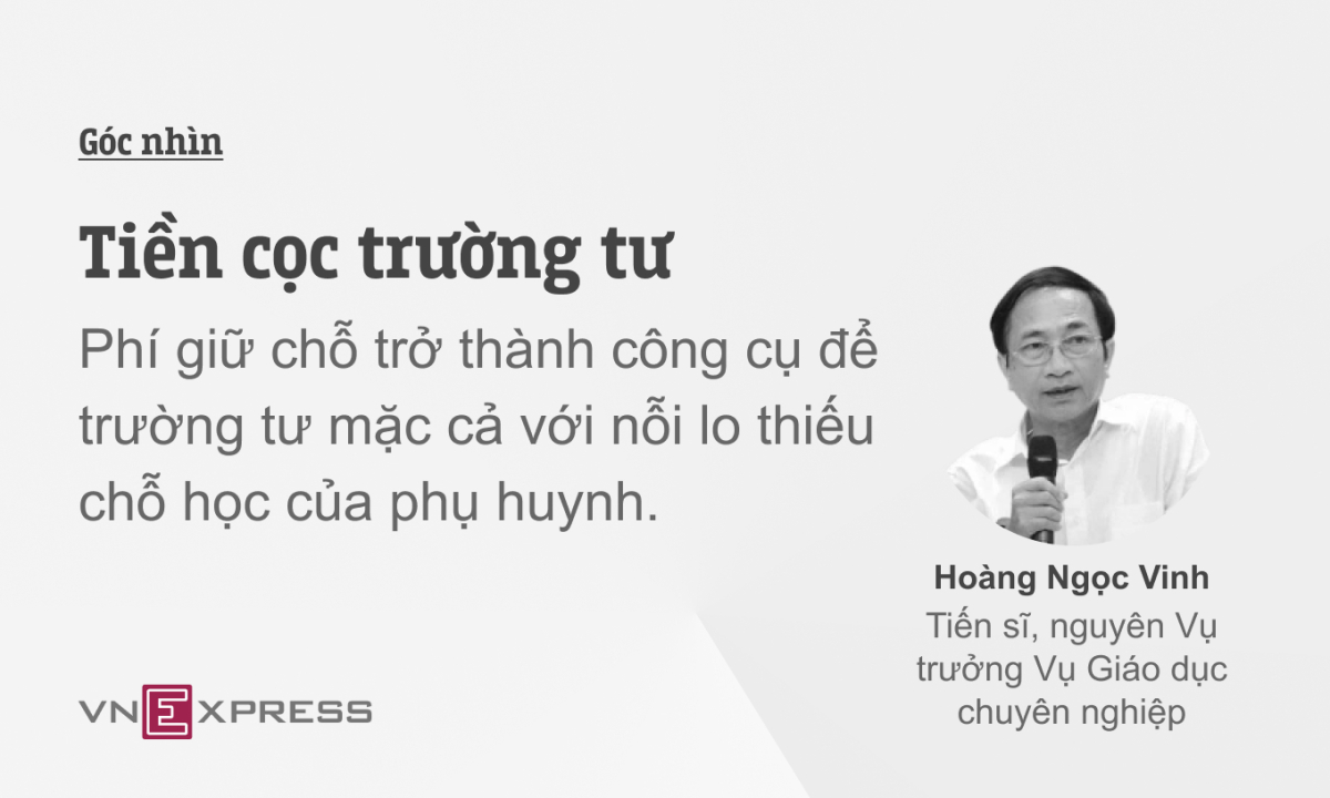 Tiền cọc trường tư