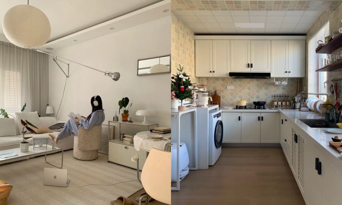 Cô gái tự trang trí căn hộ "chữa lành" cho bản thân