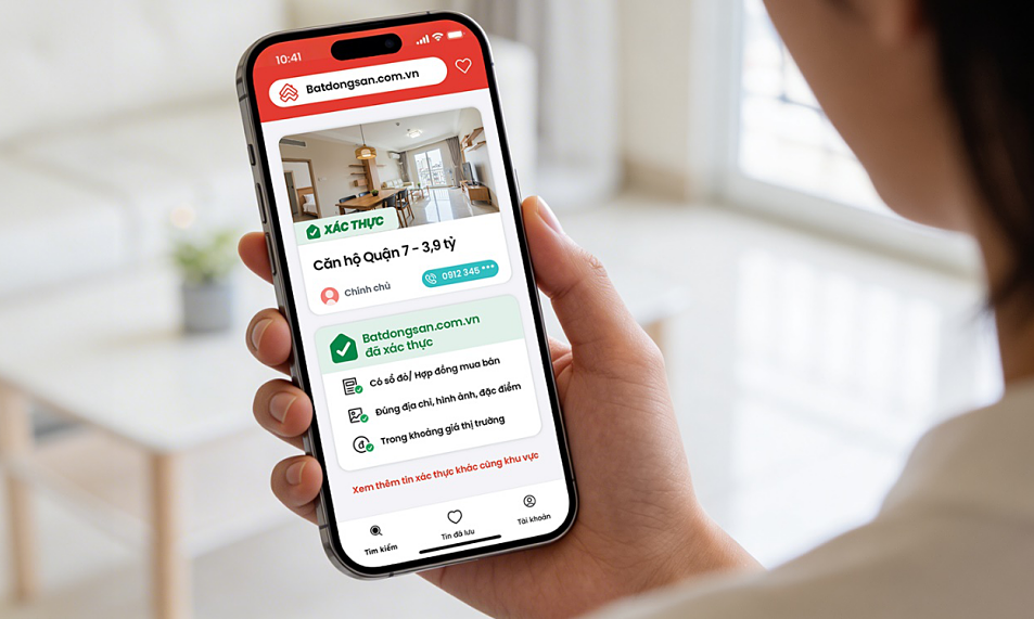 Tin xác thực trên Batdongsan đạt gấp đôi lượng truy cập