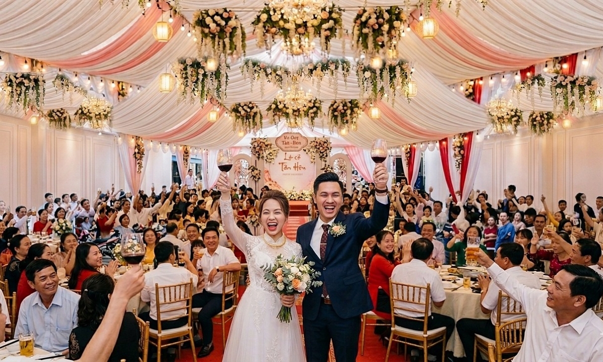 Tôi làm đám cưới 240 mâm 'mệt nhưng vui'