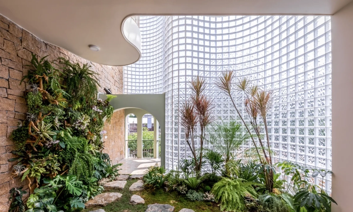 Gạch kính - xu hướng vật liệu tạo điểm nhấn cho ngôi nhà