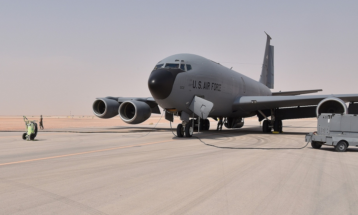 'Loạt máy bay tiếp dầu Mỹ' bị hư hại trong đòn tập kích của Iran