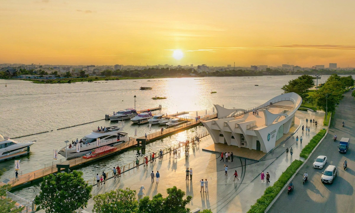 Lợi thế phong thủy từ địa hình bán đảo của Van Phuc City