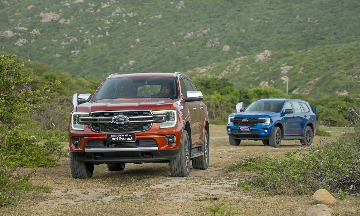 Thị phần xe gầm cao cỡ D quý I - Ford Everest áp đảo doanh số