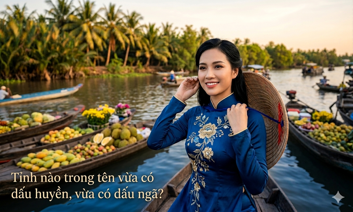 Tỉnh nào vừa có dấu huyền, vừa có dấu ngã trong tên?