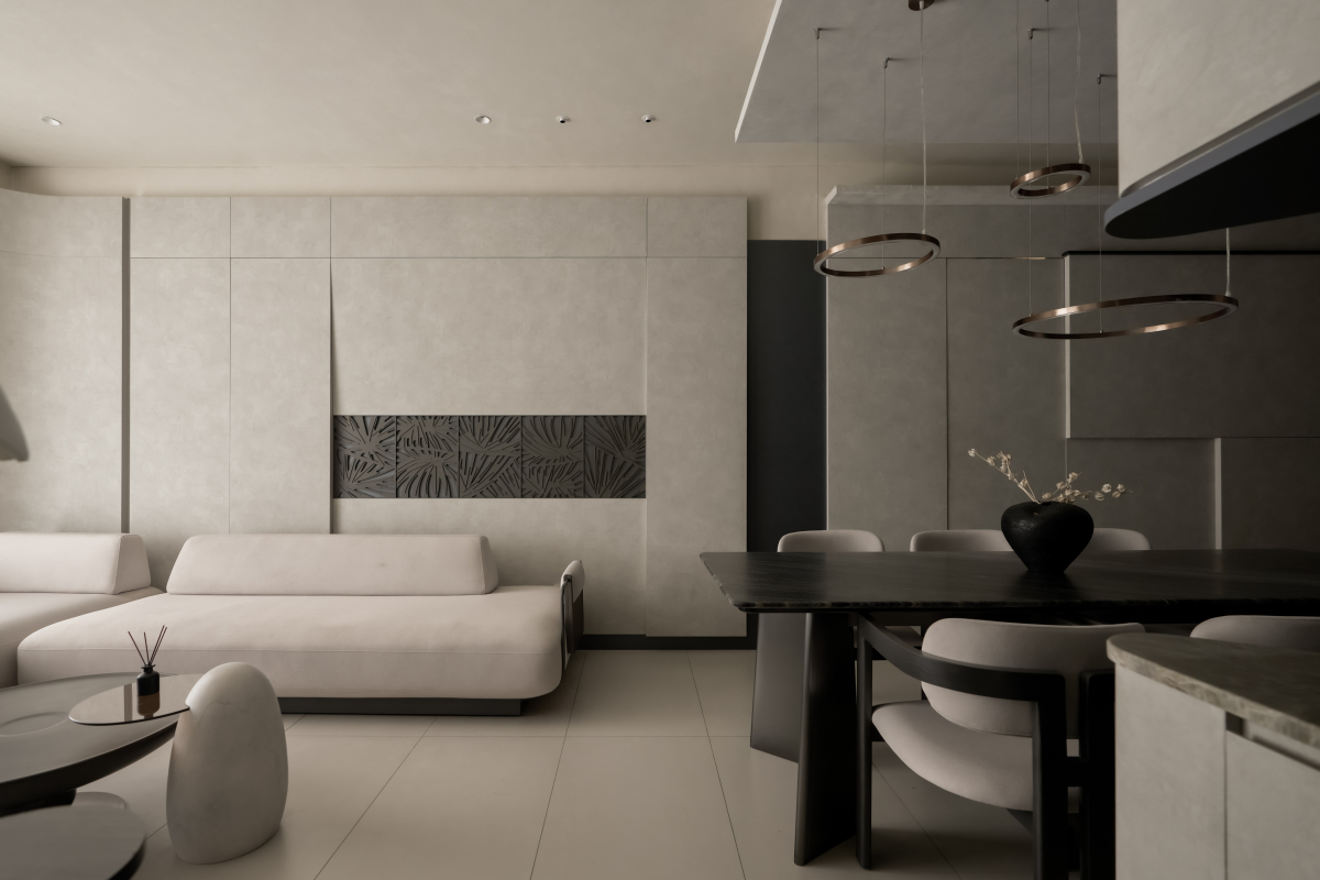 Căn hộ 90 m2 ở TP HCM làm mới không gian nhờ nghệ thuật thị giác Hy Lạp